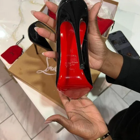 Christian Louboutin So Kate 120 patent pumps - Picture 5 of 6